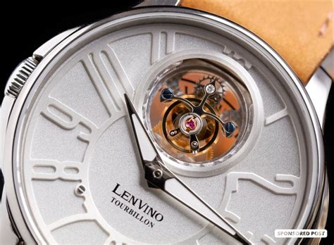 Lenvino Twelve O’ Clock Real Flying Tourbillon Watch